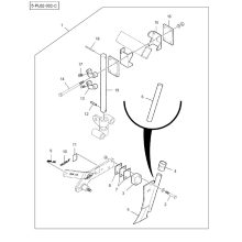 Műtrágya nyitótárcsa rúd