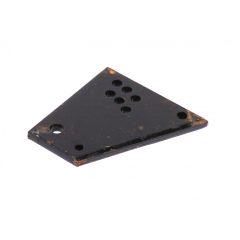   Szármaradvány eltávolító dőlésszögét állító vaslap